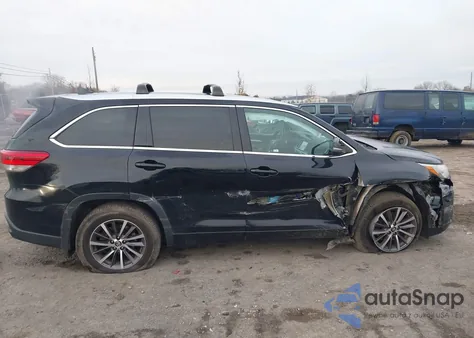 2018 Toyota Highlander Xle from USA, damaged, VIN 5TDJZRFH3JS859447